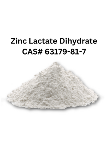 Zinc Lactate Dihydrate, purified powder CAS 63179-81-7