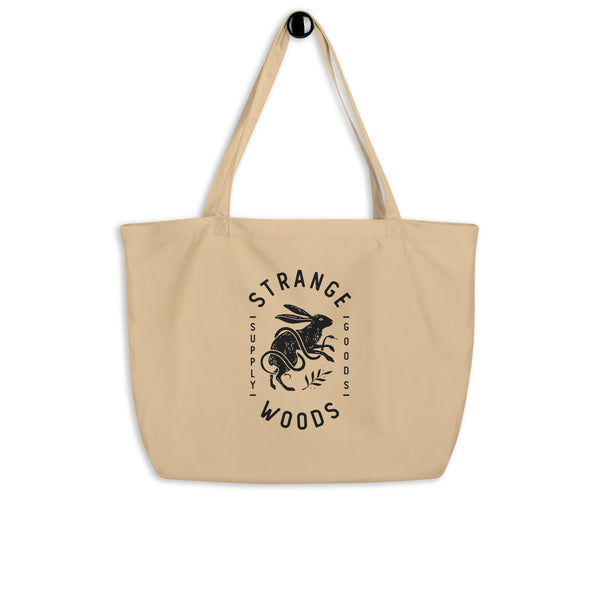 Large organic tote bag